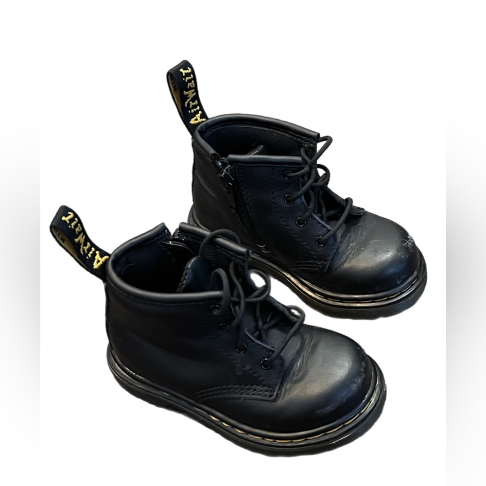Dr Martens Toddler 1460 Softy Leather Lace Up Boots
